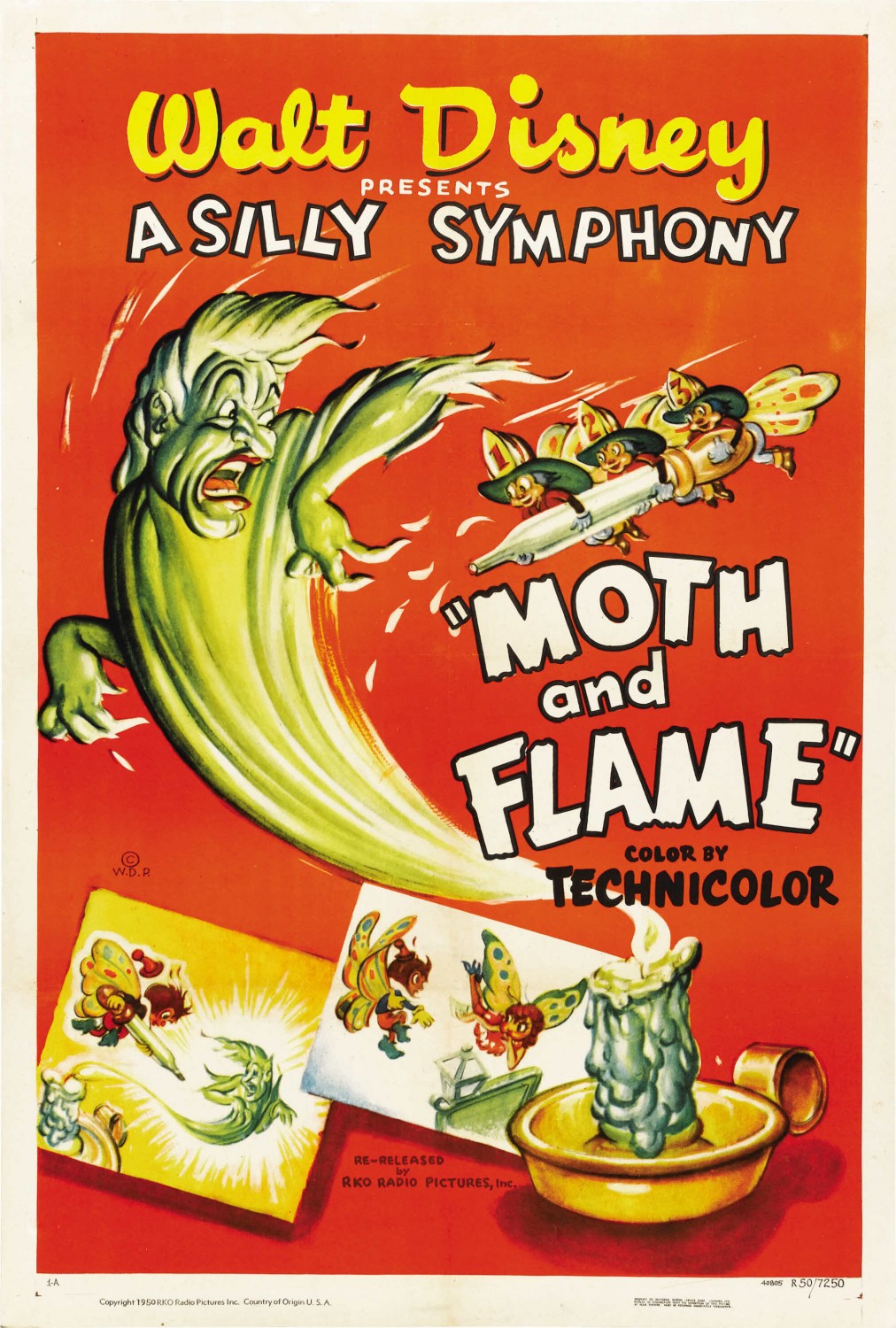 Extra Large Movie Poster Image for Moth and the Flame