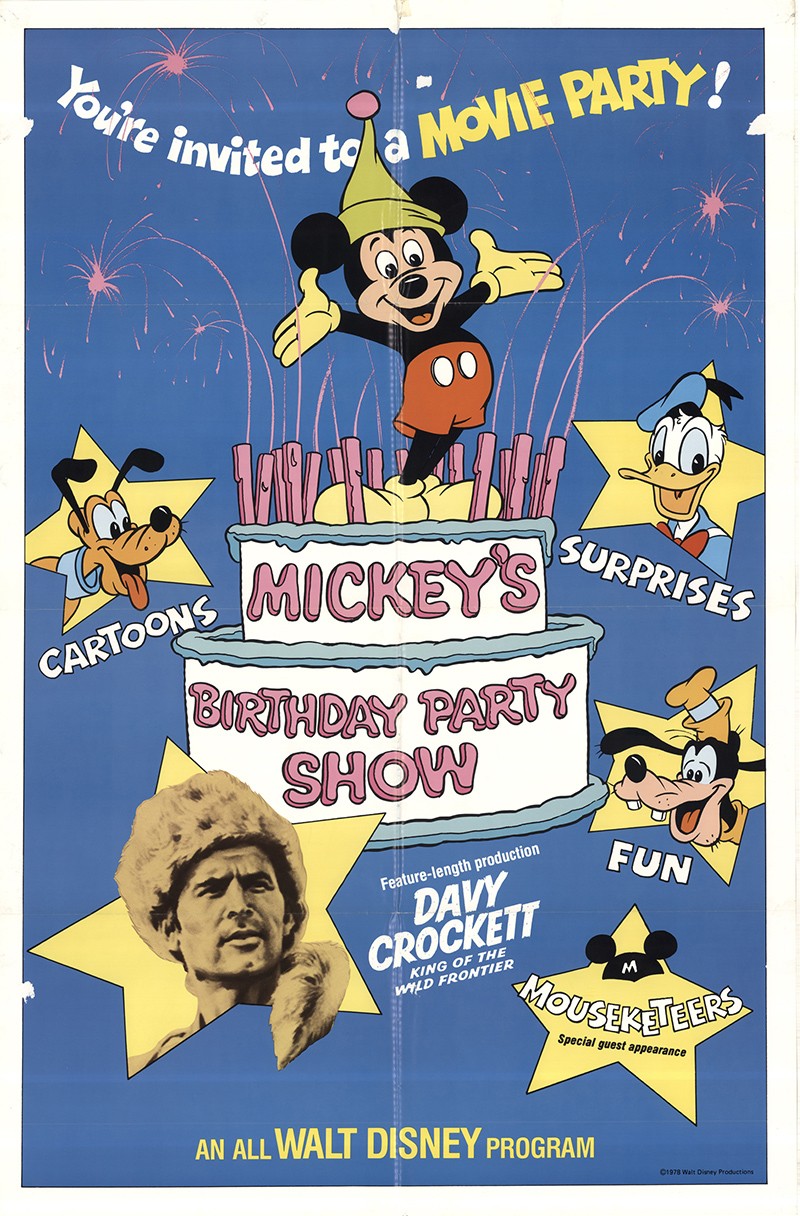 Extra Large Movie Poster Image for Mickey's Birthday Party