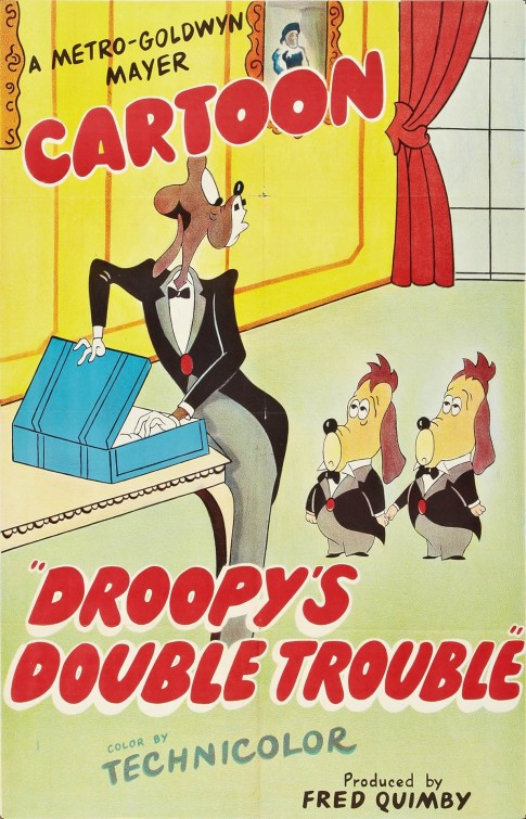 Droopy's Double Trouble Short Film Poster