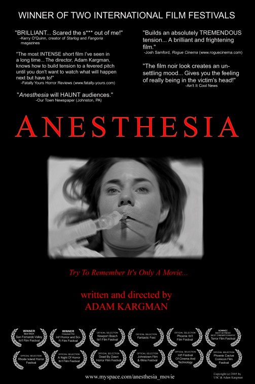 Anesthesia Short Film Poster