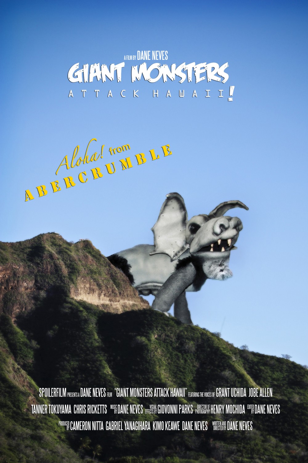 Extra Large Movie Poster Image for Giant Monsters Attack Hawaii!