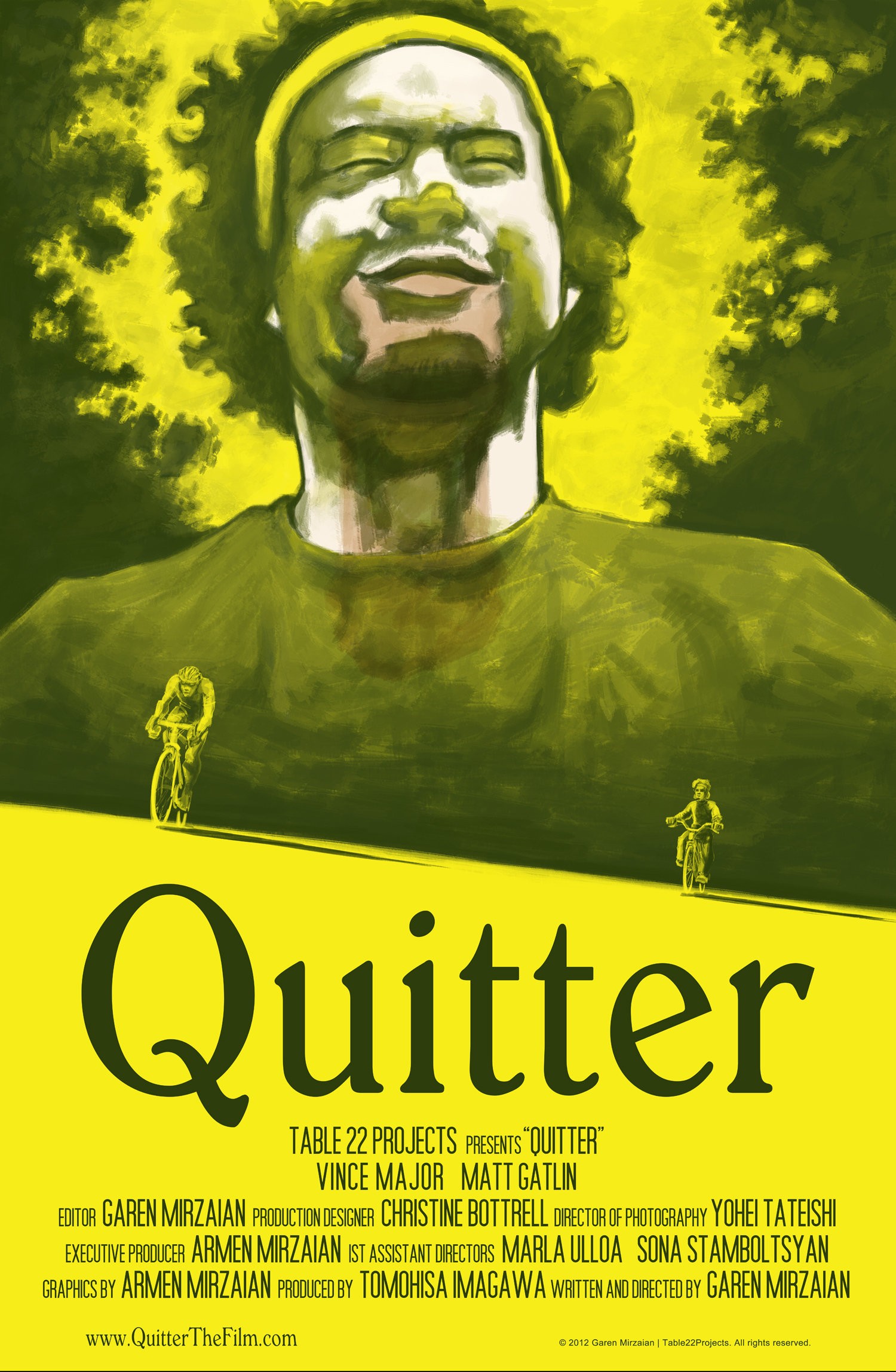 Mega Sized Movie Poster Image for Quitter