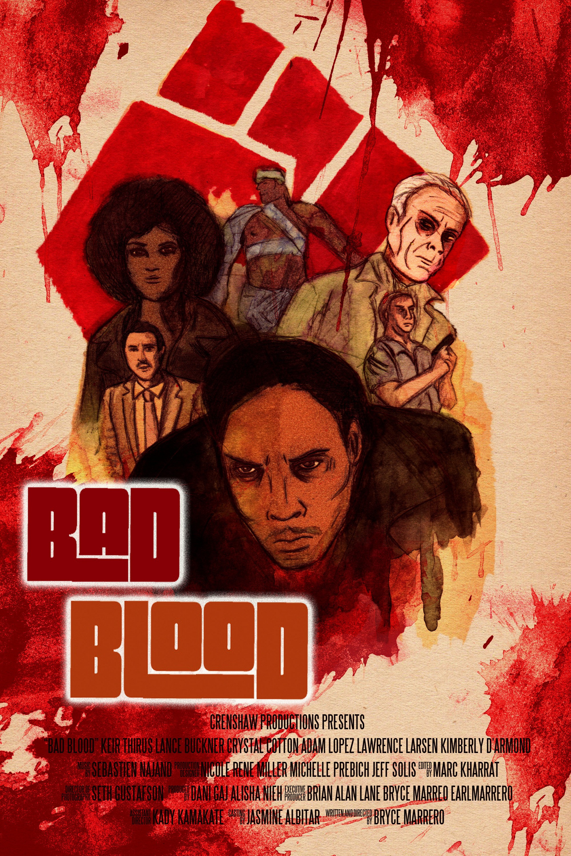 Mega Sized Movie Poster Image for Bad Blood