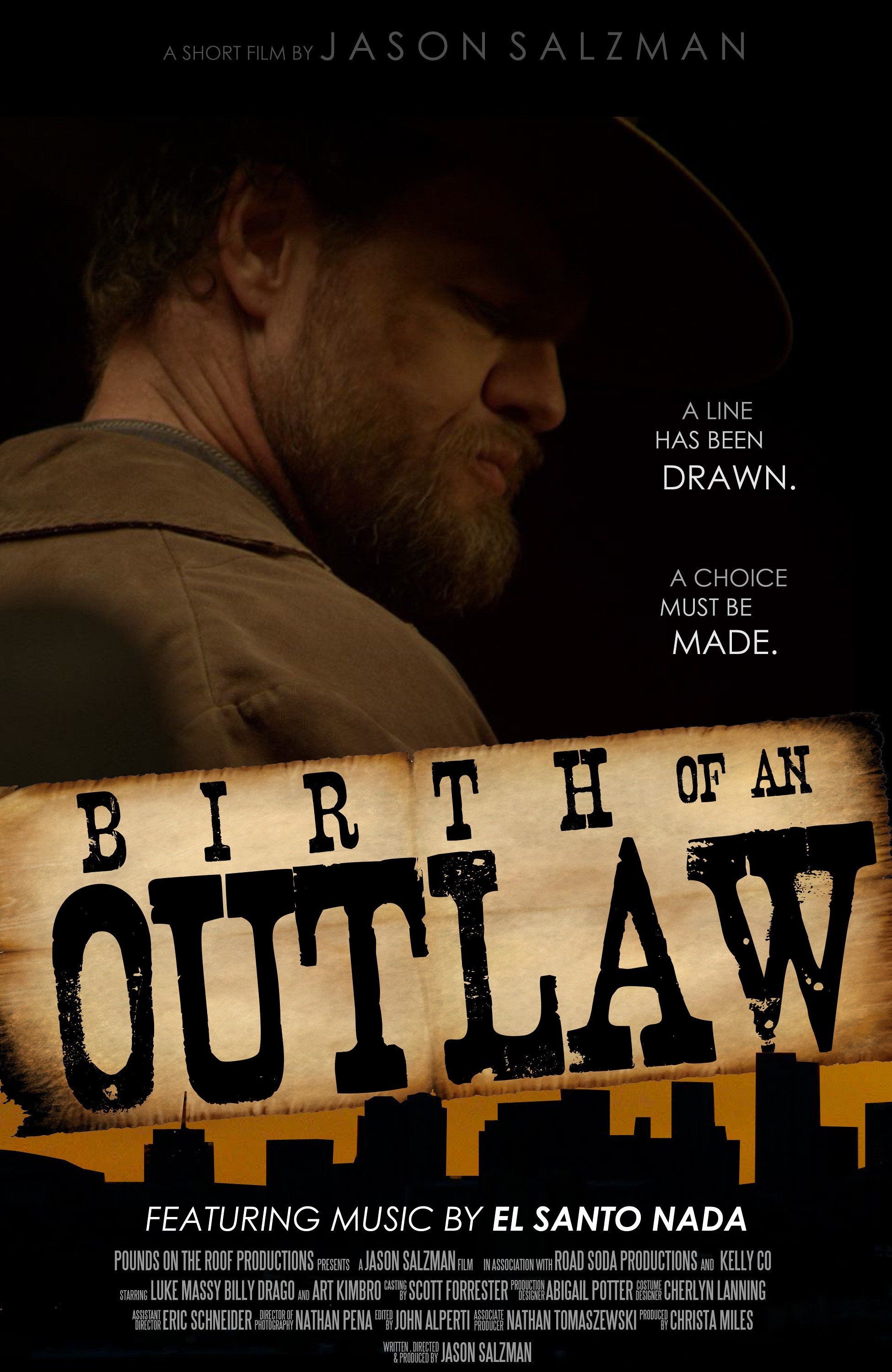 Mega Sized Movie Poster Image for Birth of an Outlaw