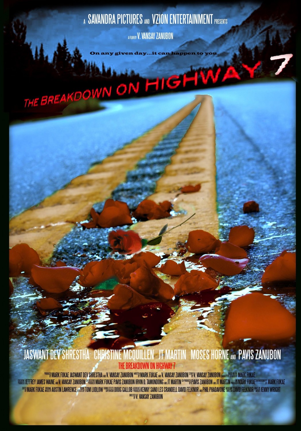 Extra Large Movie Poster Image for The Breakdown on Highway 7