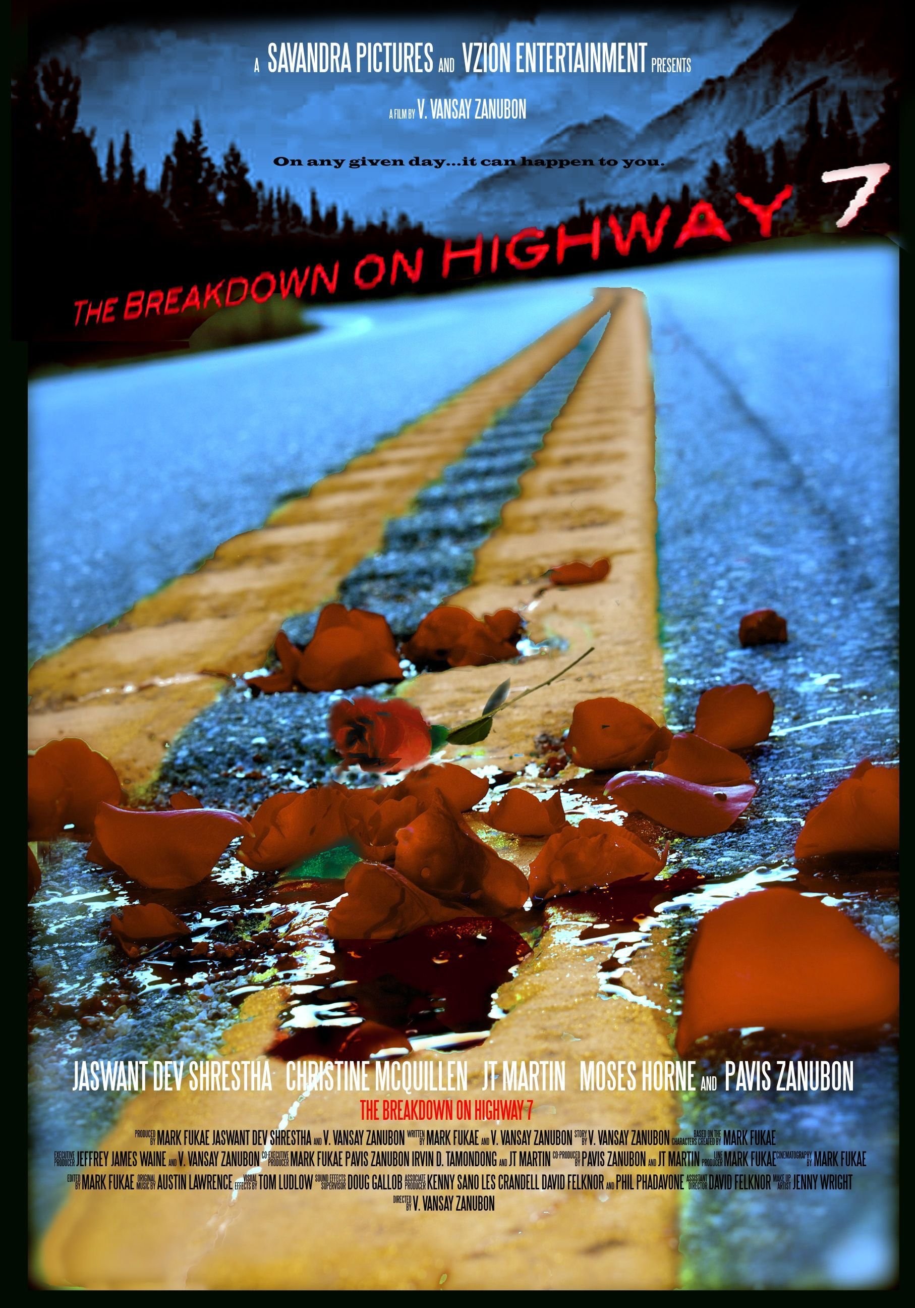 Mega Sized Movie Poster Image for The Breakdown on Highway 7