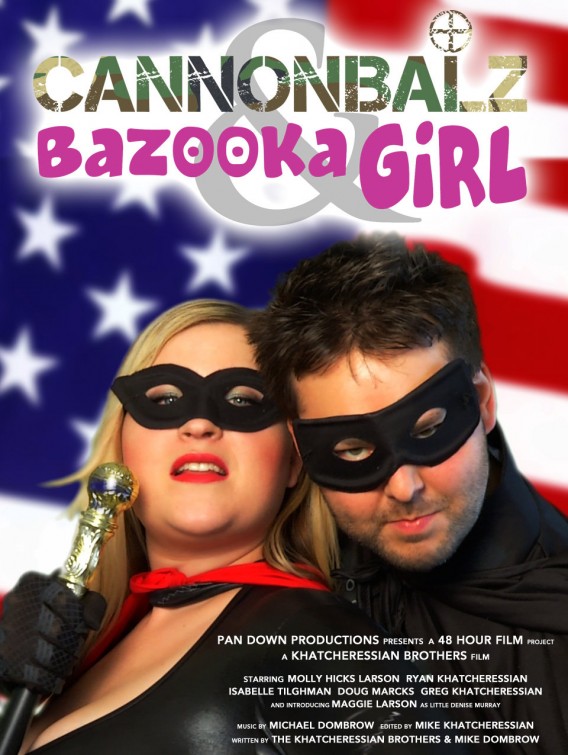Cannon Balz and Bazooka Girl Short Film Poster