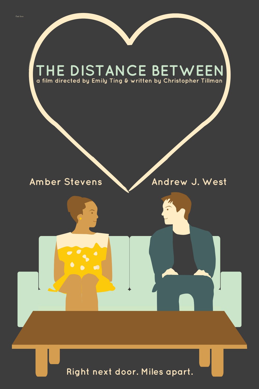 Extra Large Movie Poster Image for The Distance Between