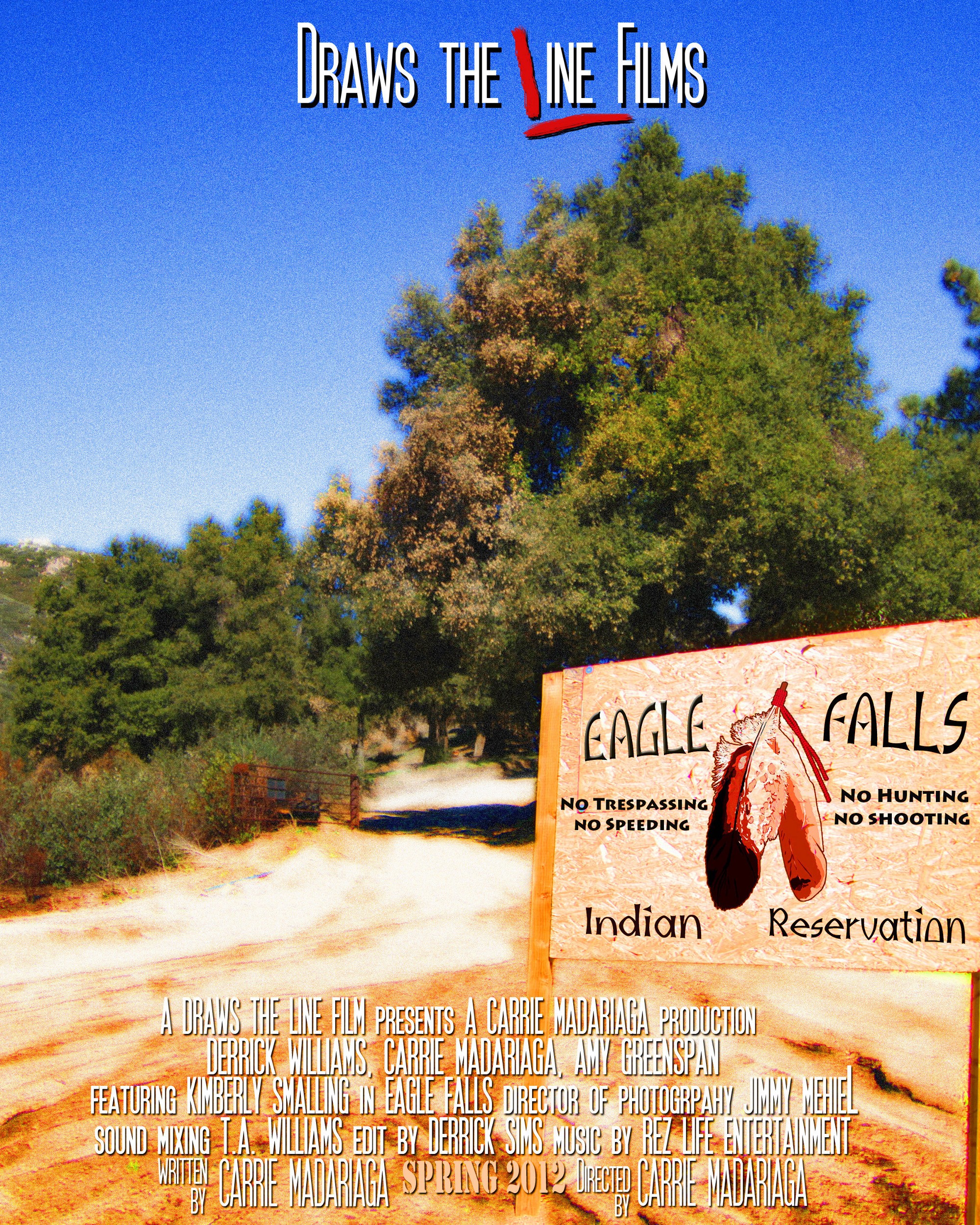 Mega Sized Movie Poster Image for Eagle Falls