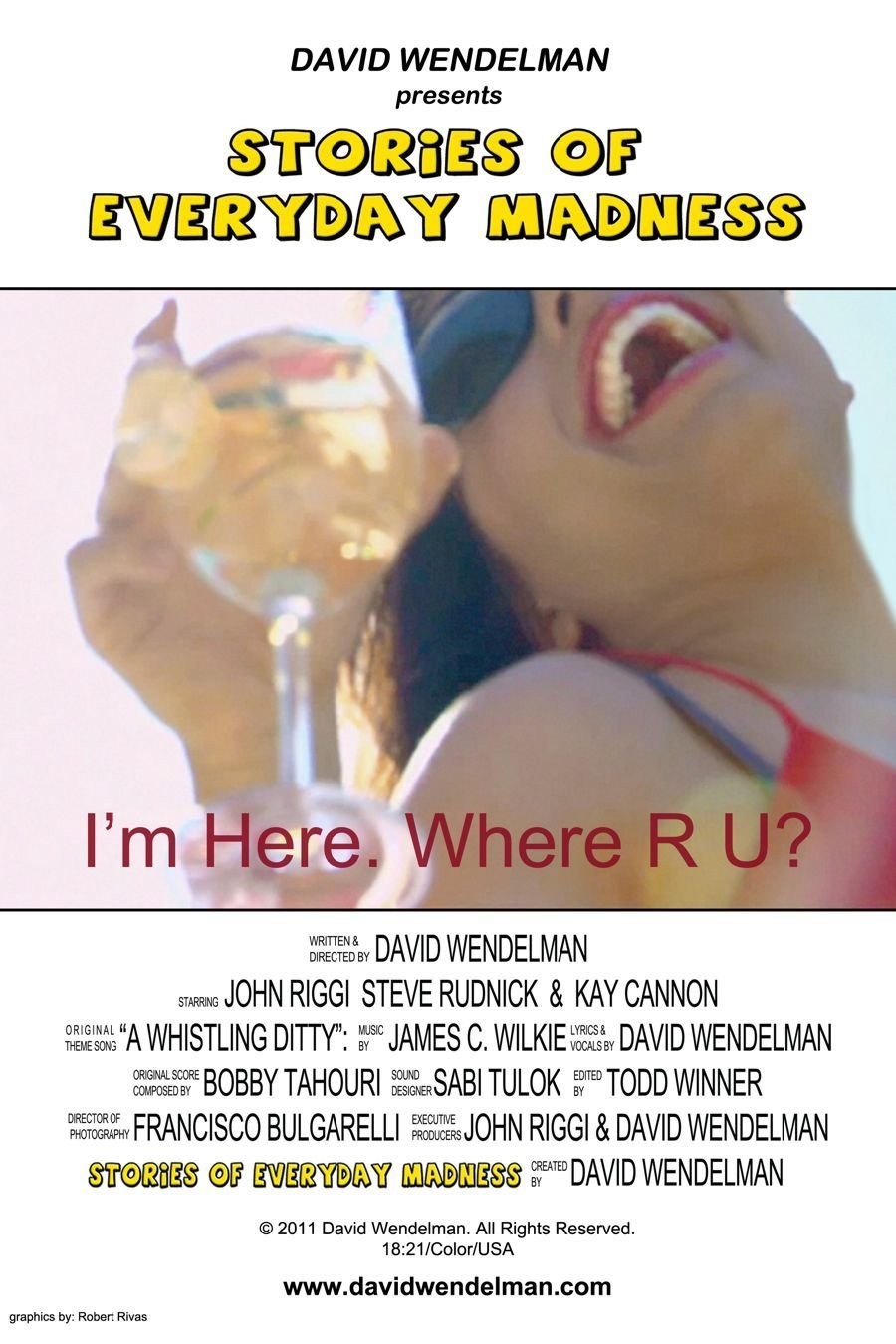 Extra Large Movie Poster Image for I'm Here. Where R U?
