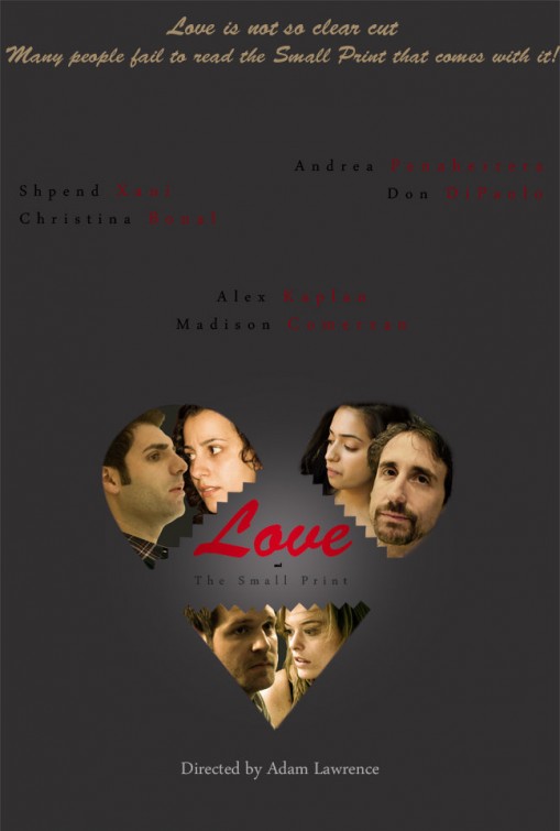 Love and the Small Print Short Film Poster