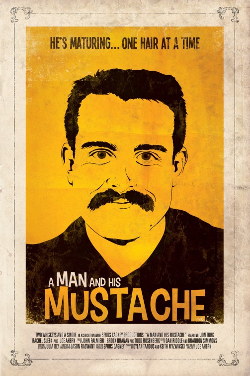 A Man and His Mustache Short Film Poster