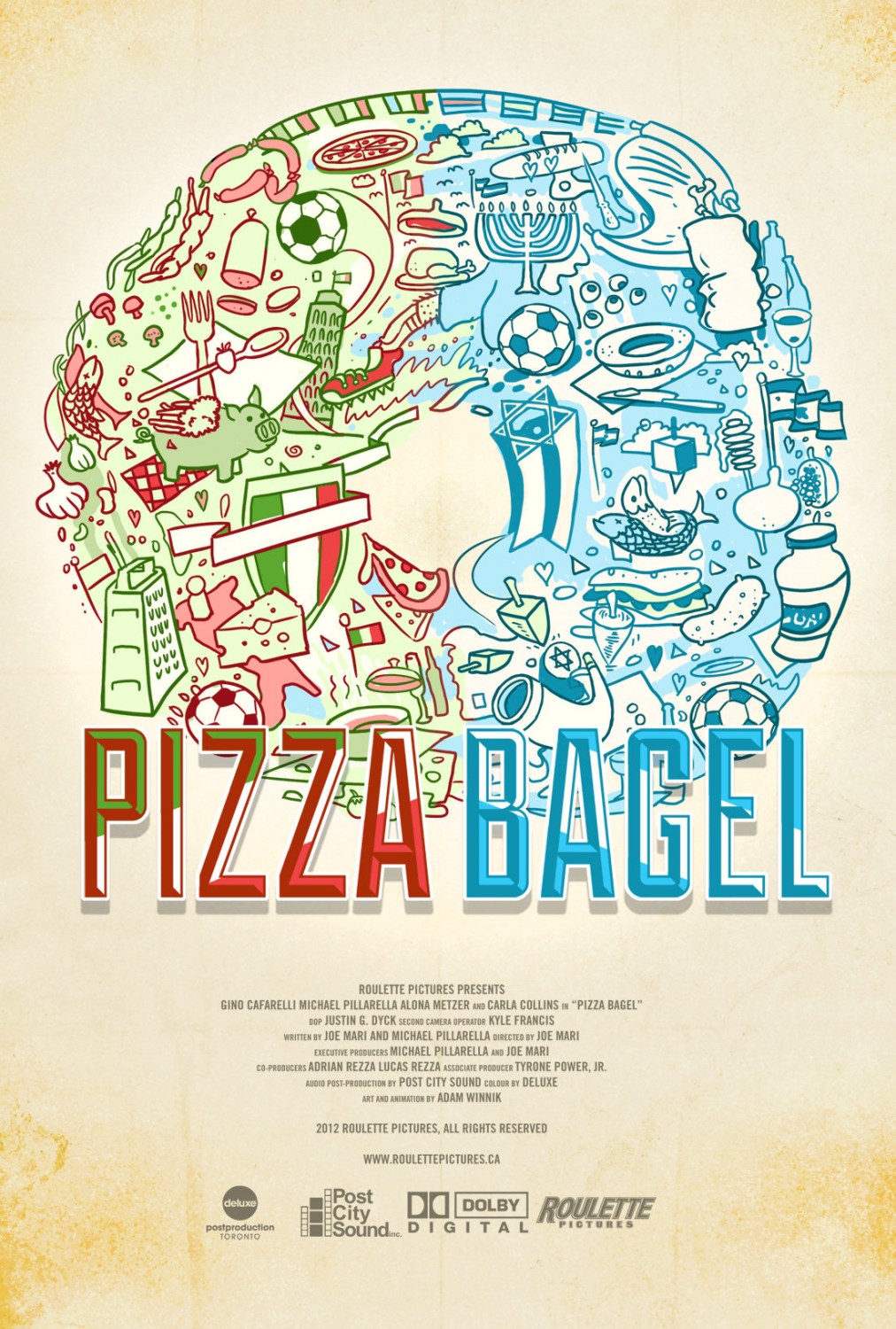 Extra Large Movie Poster Image for Pizza Bagel