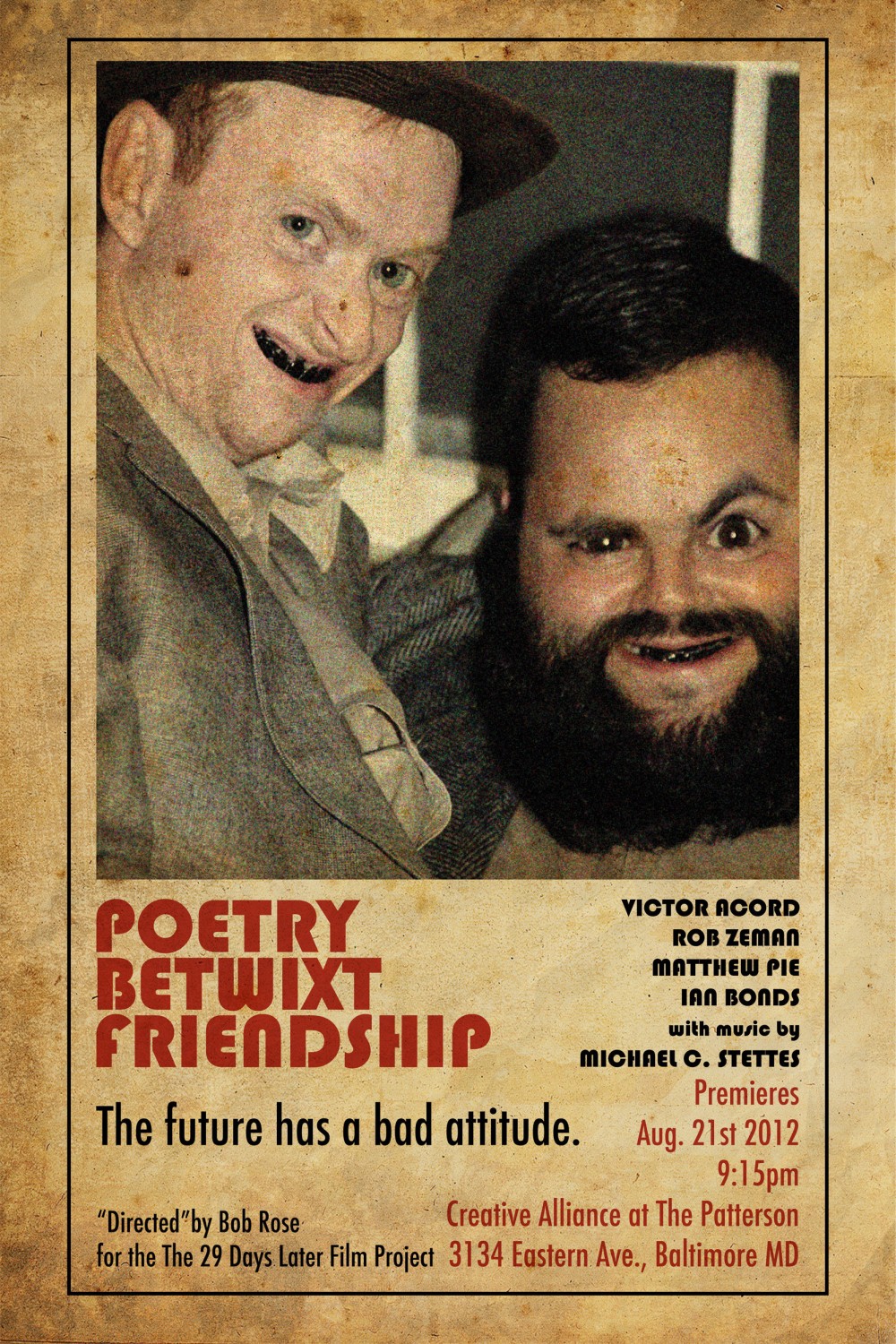 Extra Large Movie Poster Image for Poetry Betwixt Friendship
