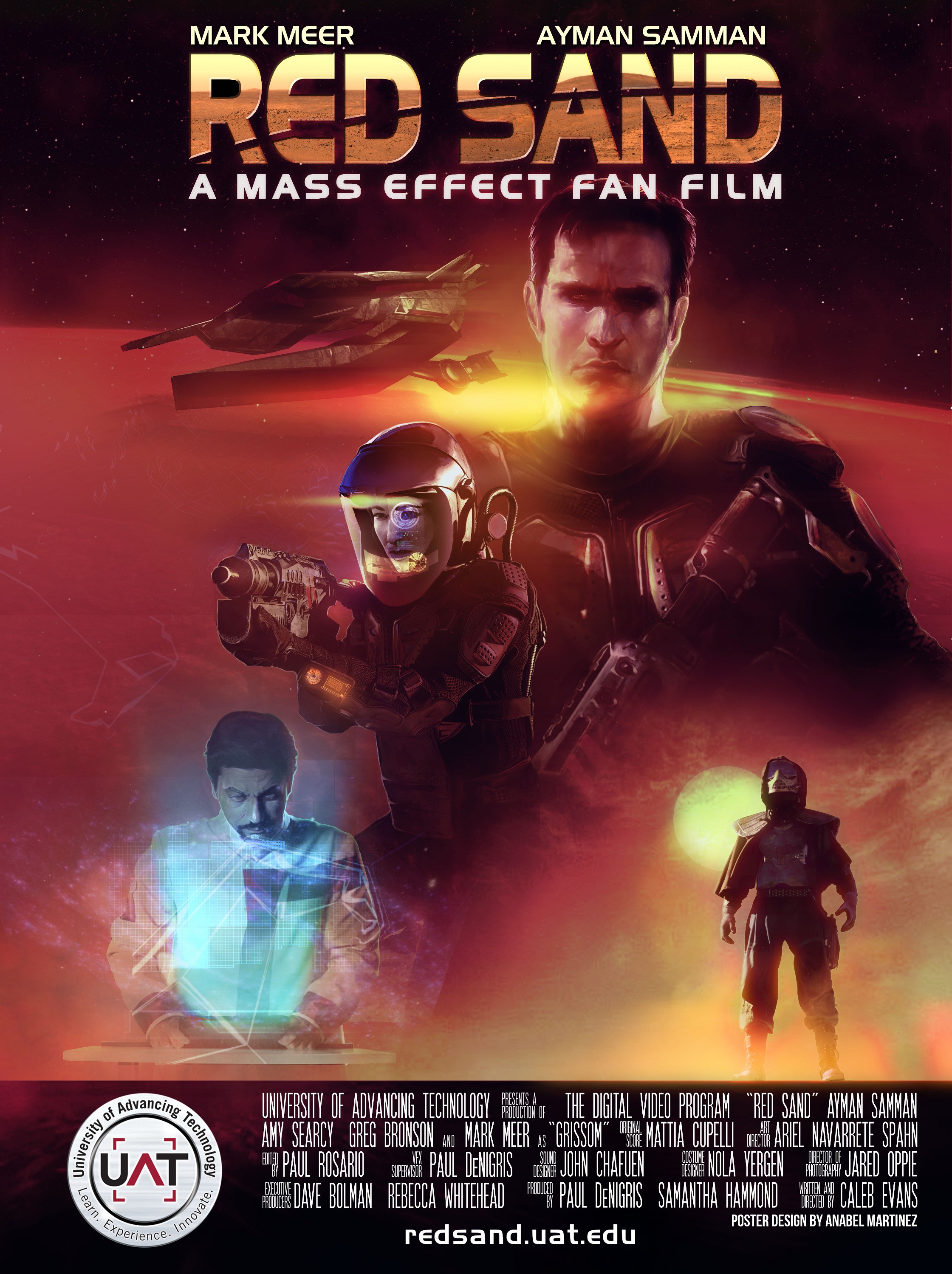 Mega Sized Movie Poster Image for Red Sand: A Mass Effect Fan Film