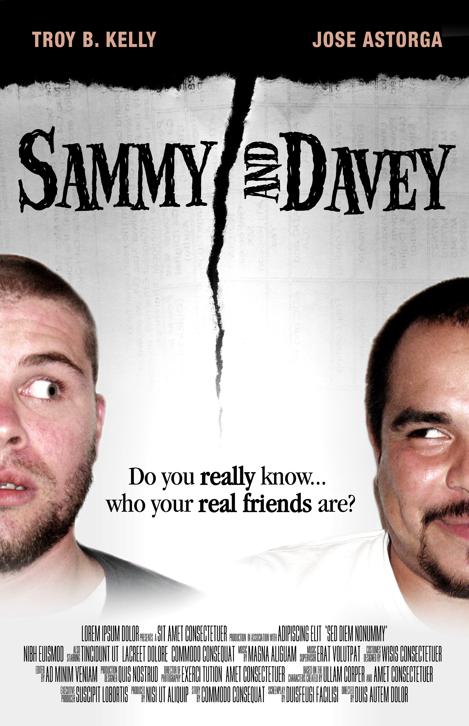 Mega Sized Movie Poster Image for Sammie & Davey