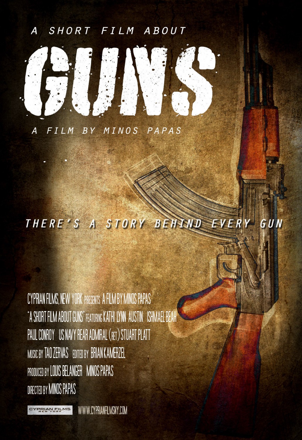Extra Large Movie Poster Image for A Short Film About Guns