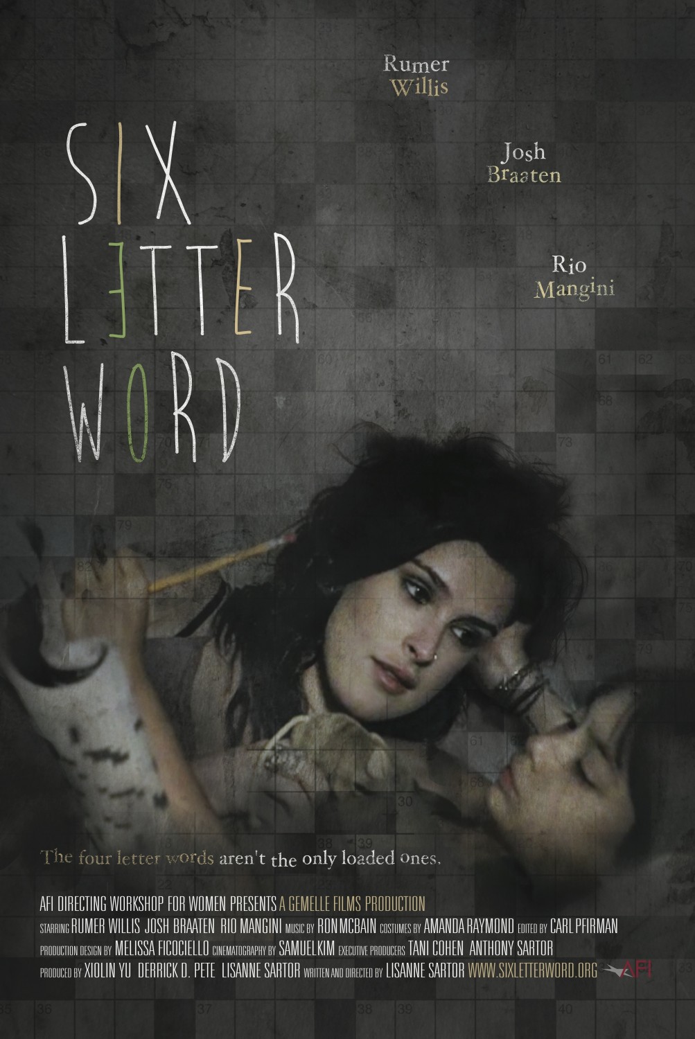 Extra Large Movie Poster Image for Six Letter Word