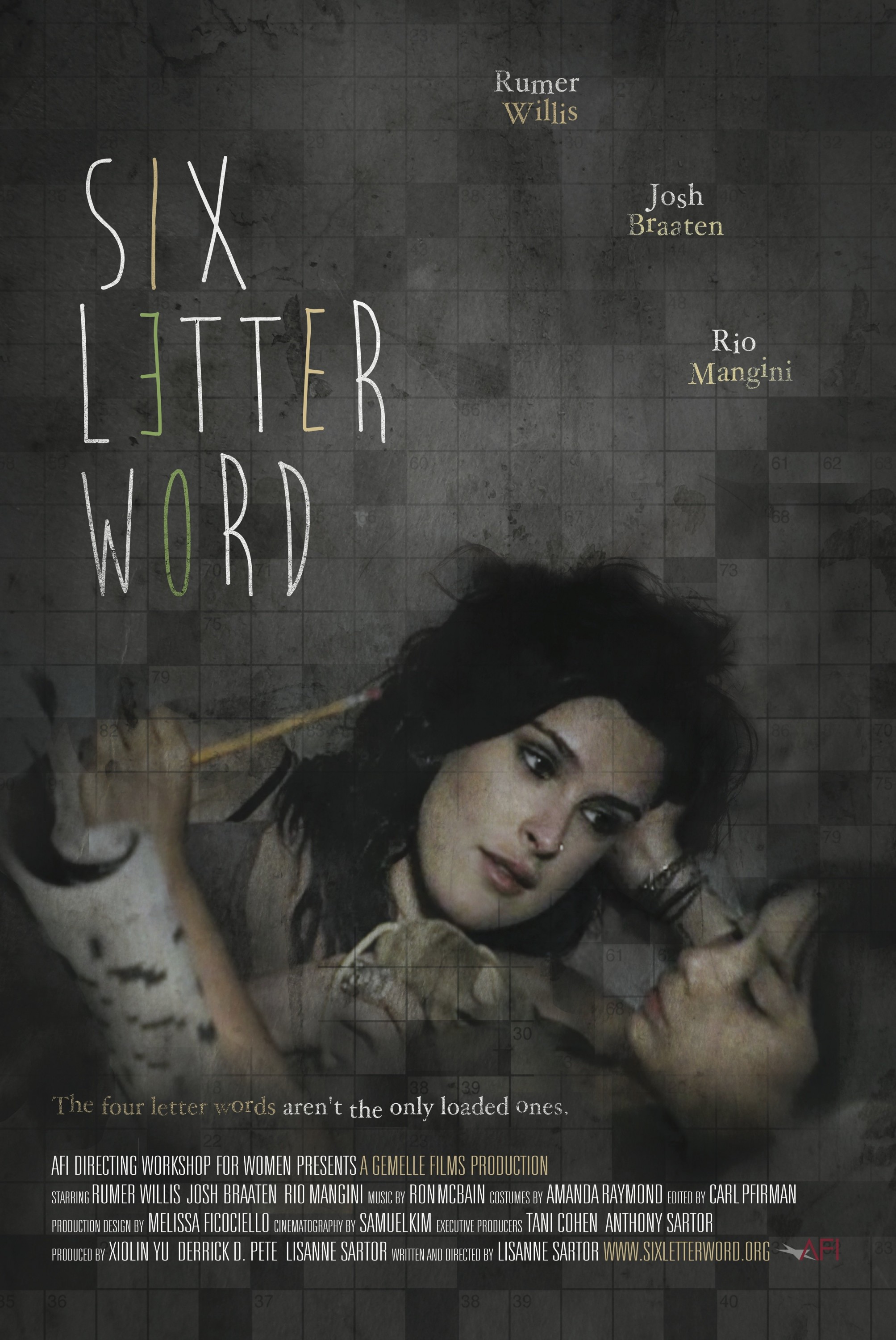 Mega Sized Movie Poster Image for Six Letter Word