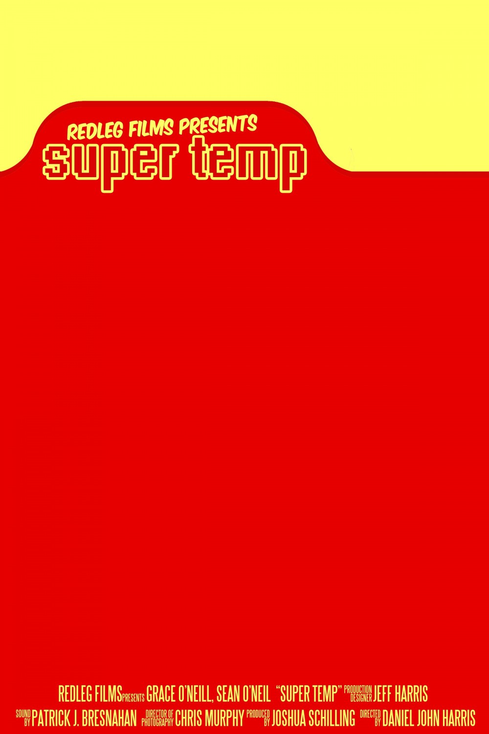 Extra Large Movie Poster Image for Super Temp