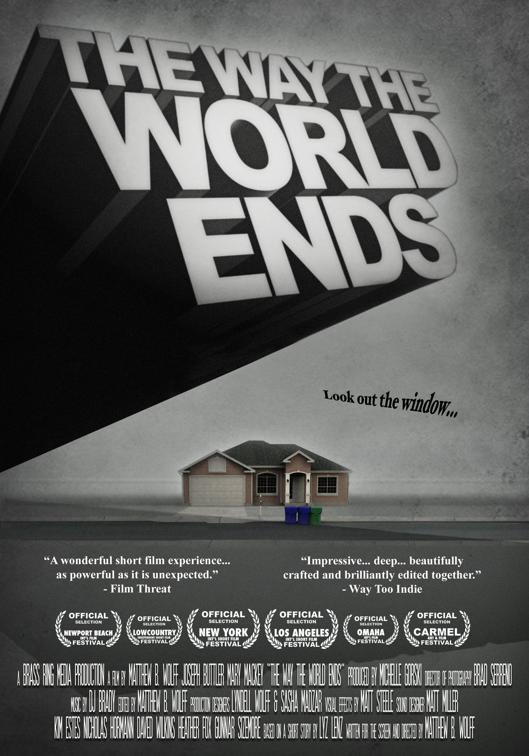 Mega Sized Movie Poster Image for The Way the World Ends