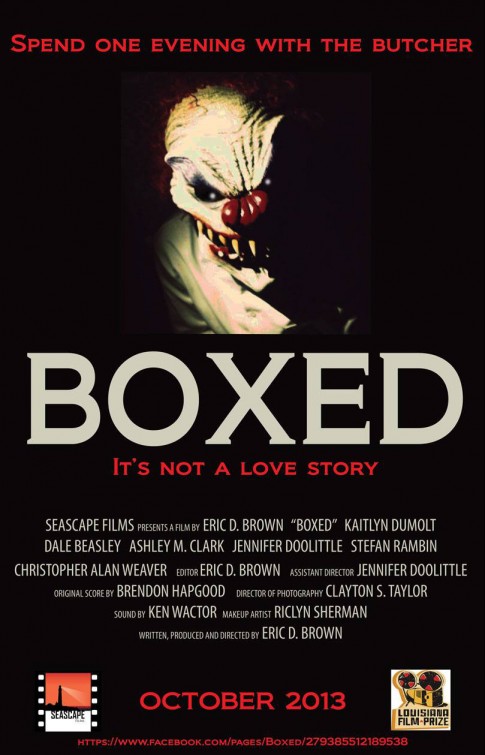 Boxed Short Film Poster