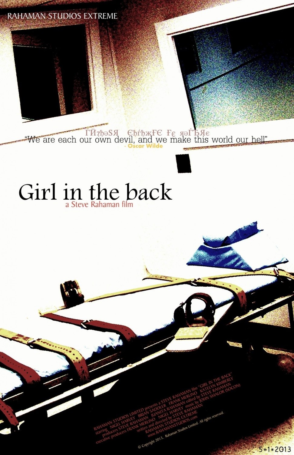 Extra Large Movie Poster Image for Girl in the Back