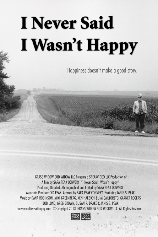 I Never Said I Wasn't Happy Short Film Poster
