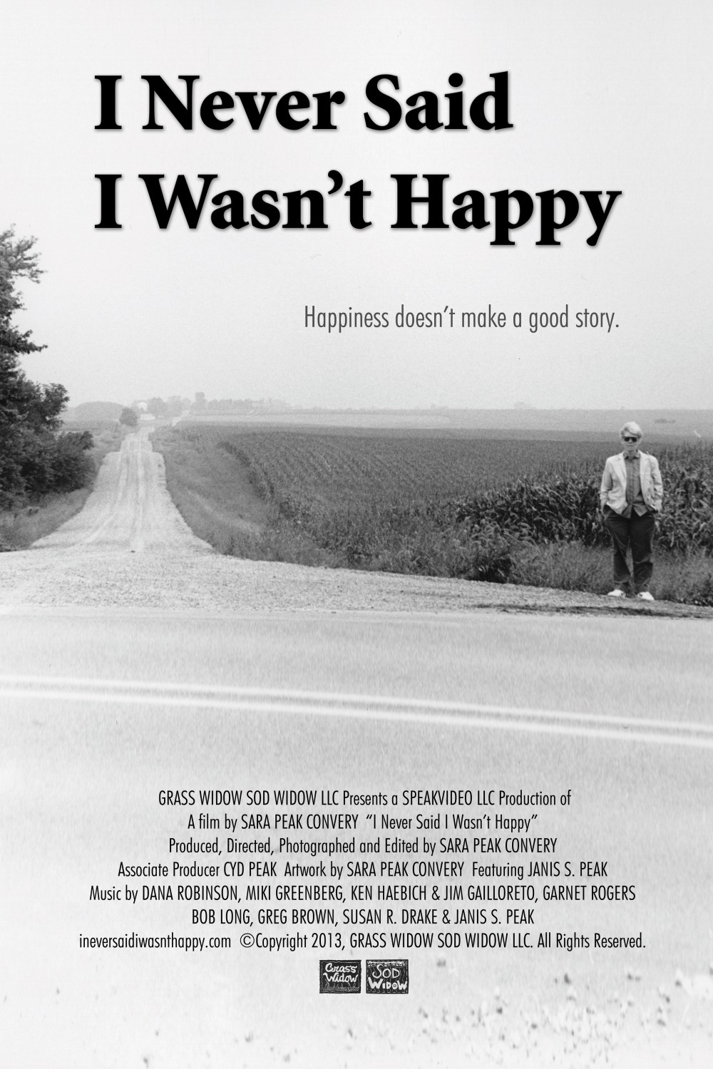 Extra Large Movie Poster Image for I Never Said I Wasn't Happy
