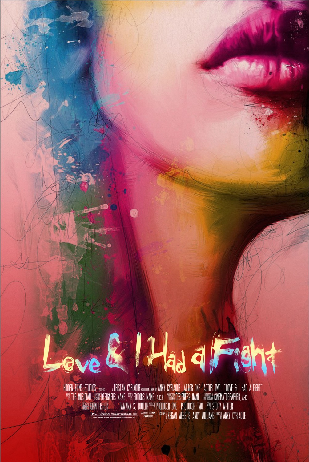 Extra Large Movie Poster Image for Love & I Had A Fight