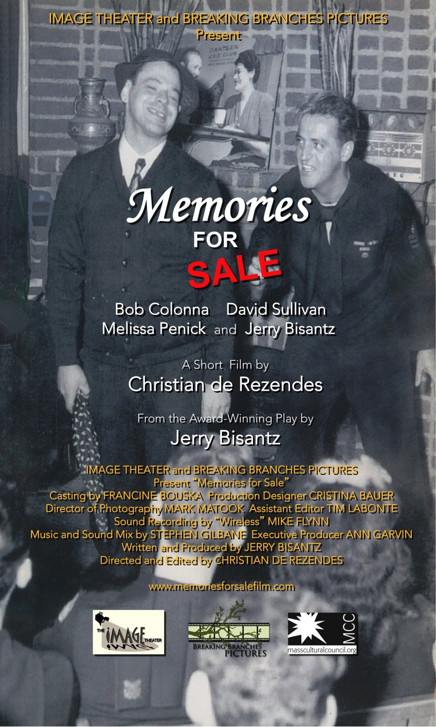 Extra Large Movie Poster Image for Memories for Sale