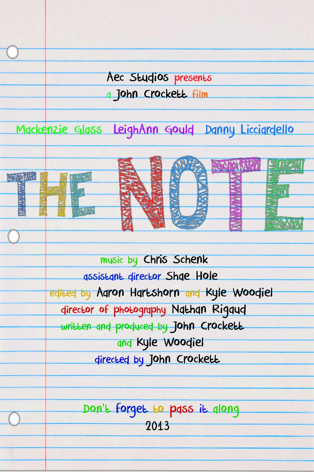 Extra Large Movie Poster Image for The Note
