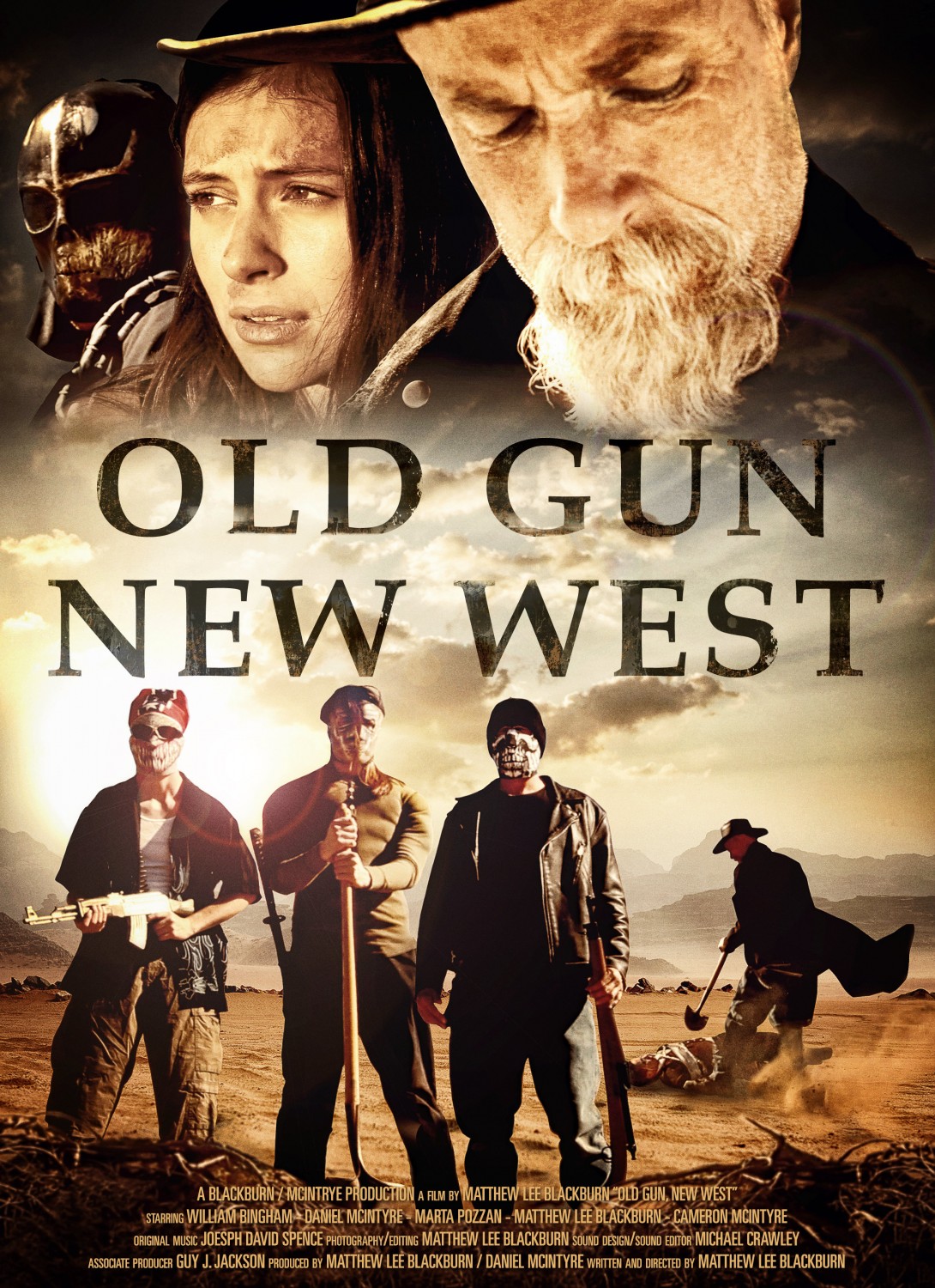 Extra Large Movie Poster Image for Old Gun, New West