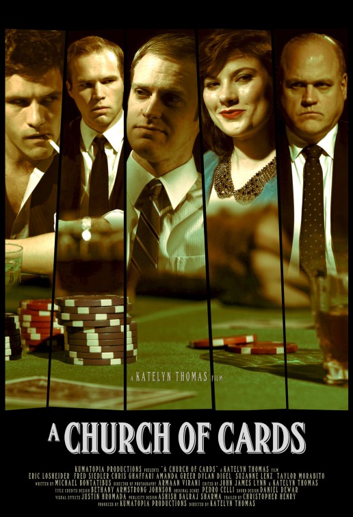 A Church of Cards Short Film Poster