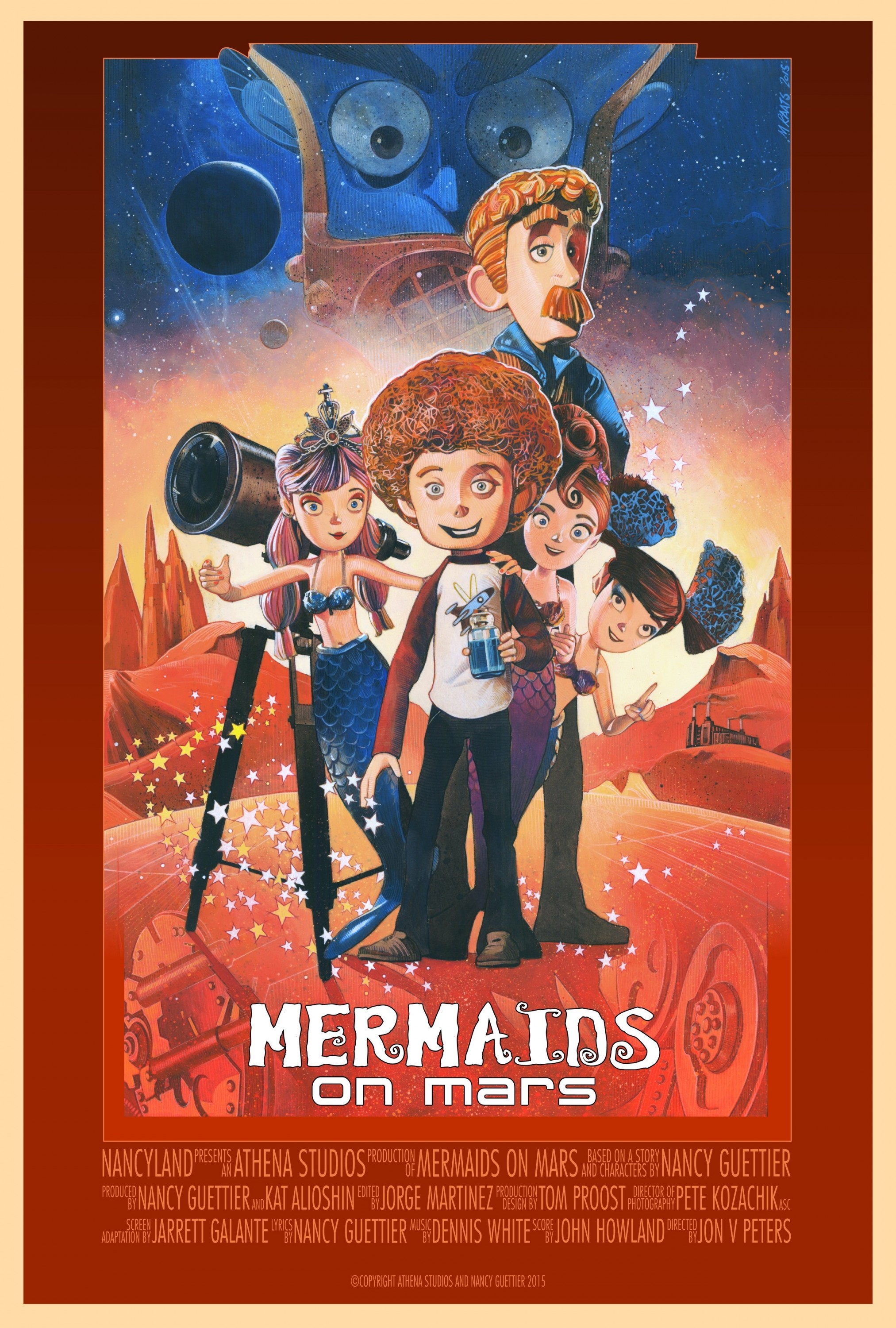 Mega Sized Movie Poster Image for Mermaids on Mars