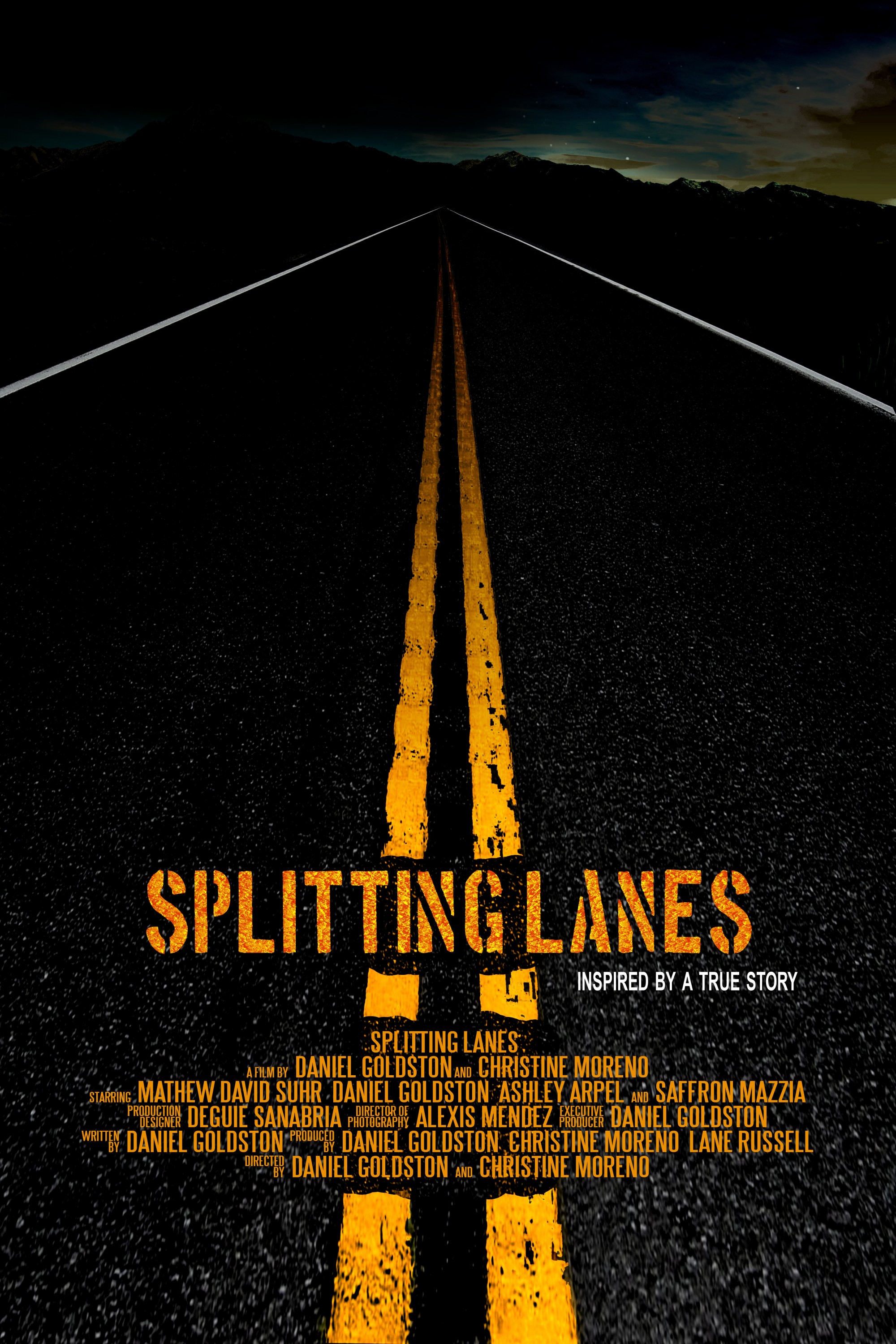 Mega Sized Movie Poster Image for Splitting Lanes