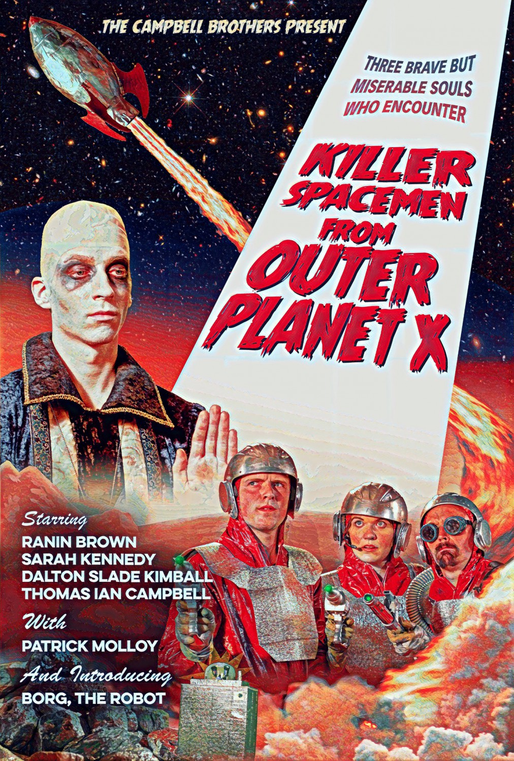 Extra Large Movie Poster Image for Killer Spacemen from Outer Planet X