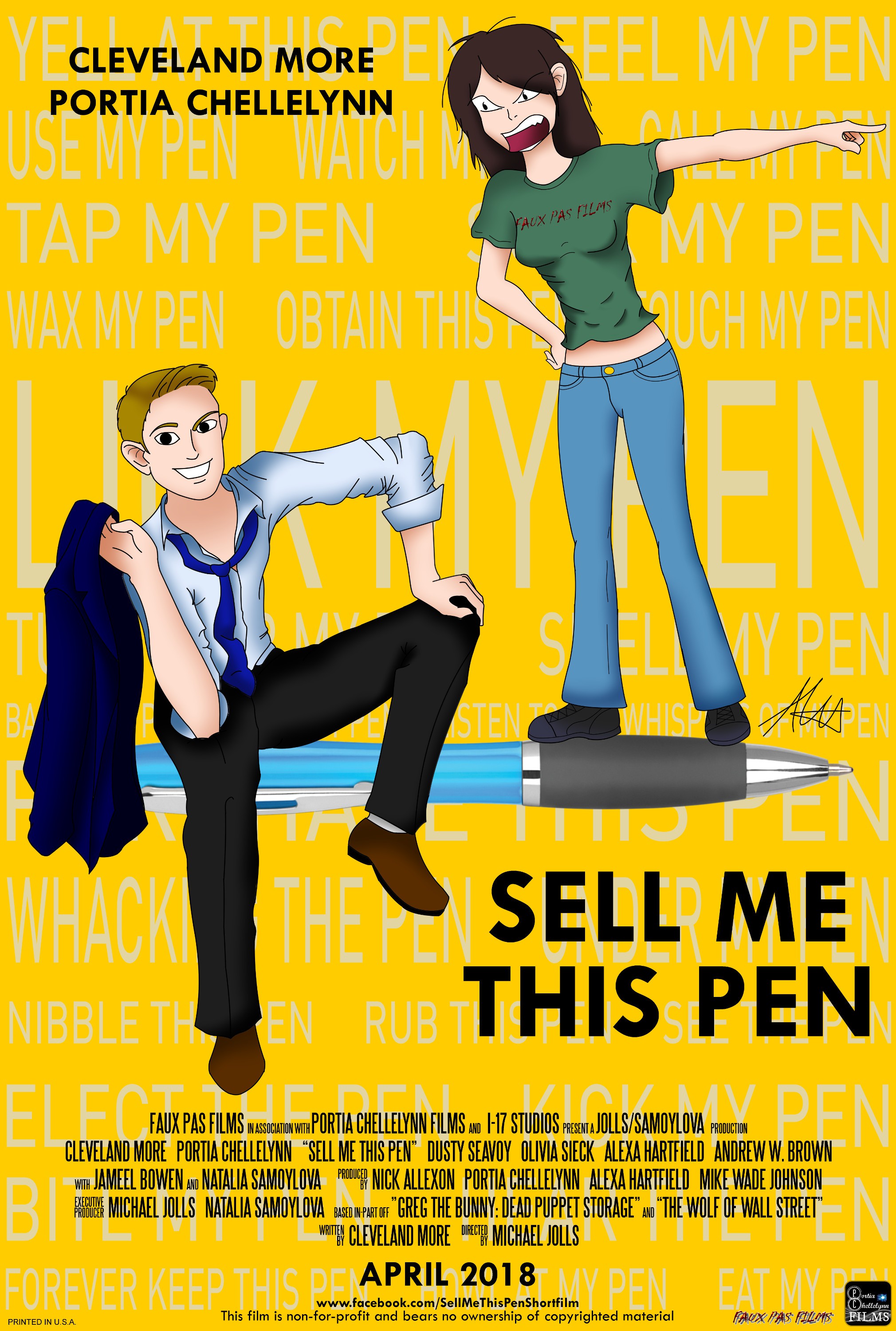 Mega Sized Movie Poster Image for Sell Me This Pen