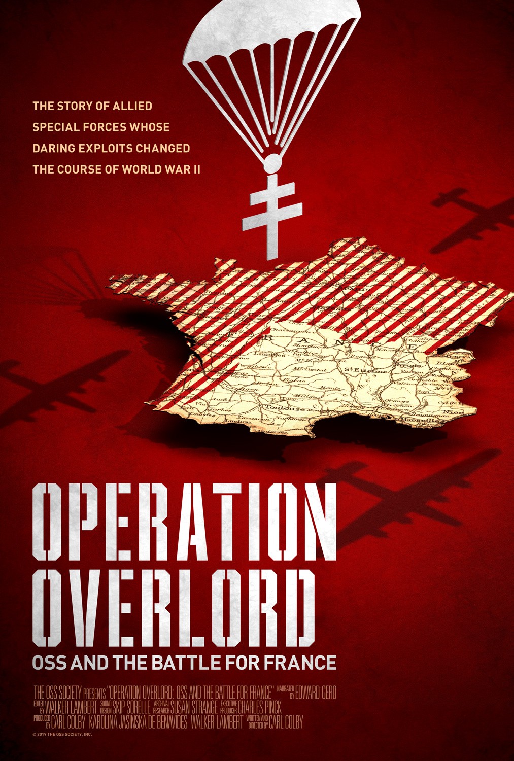 Extra Large Movie Poster Image for Operation Overlord: OSS and the Battle for France