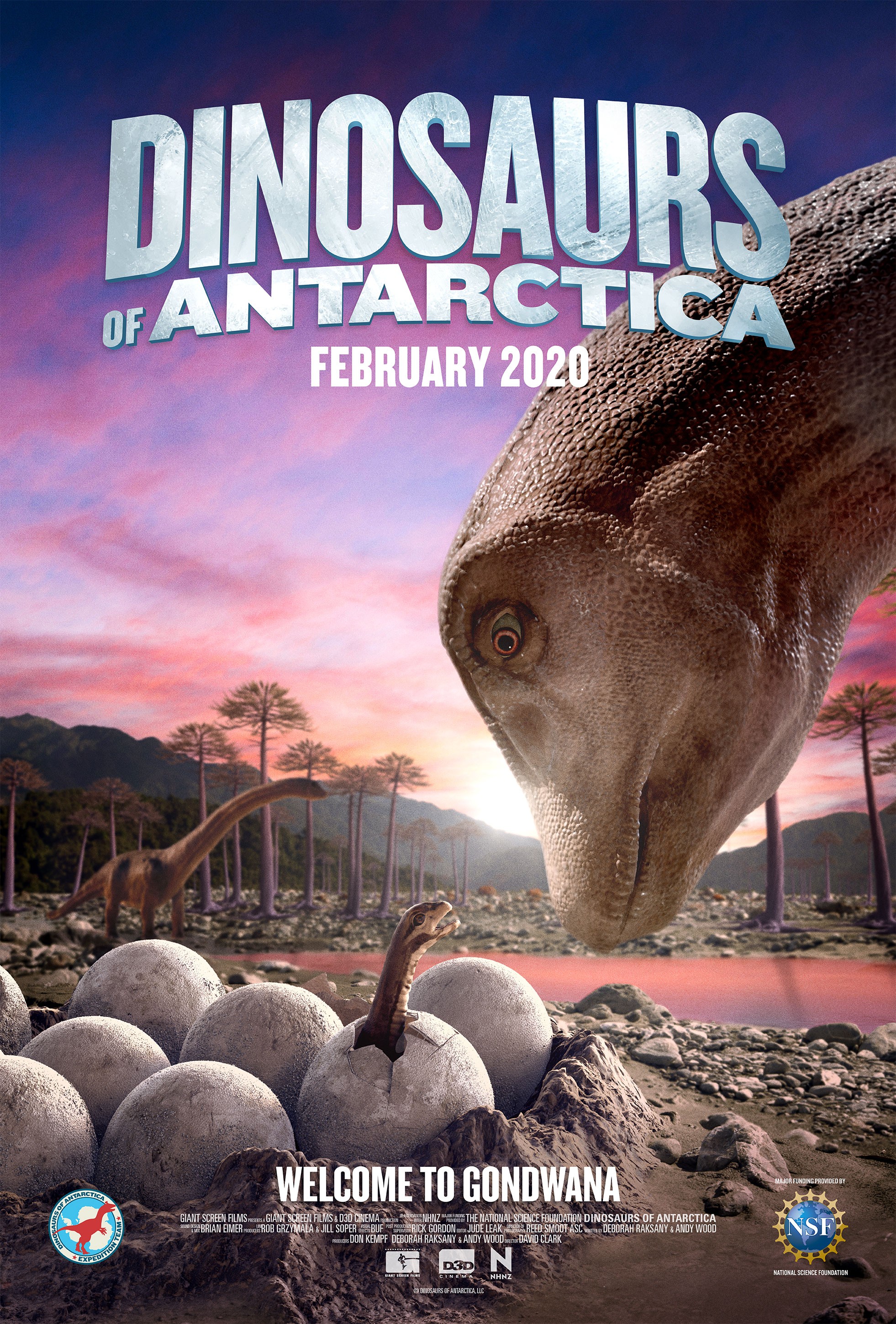Mega Sized Movie Poster Image for Dinosaurs of Antarctica