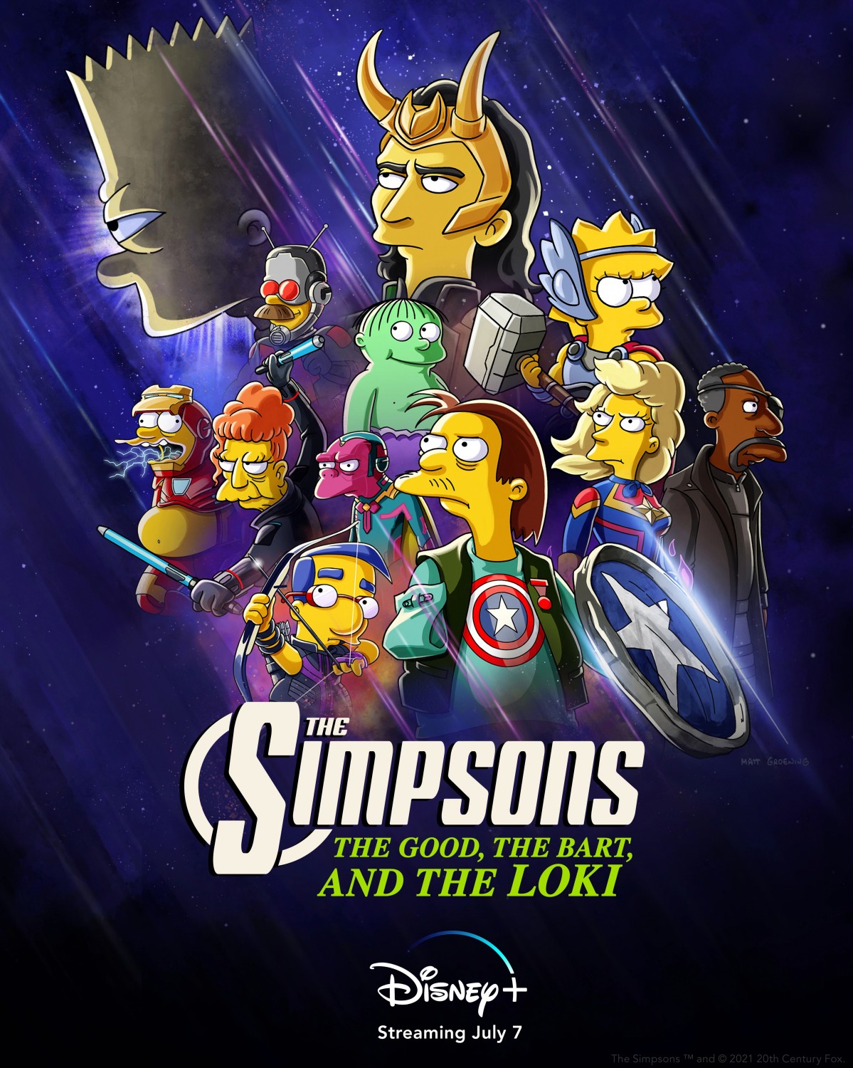 Extra Large Movie Poster Image for The Good, the Bart, and the Loki