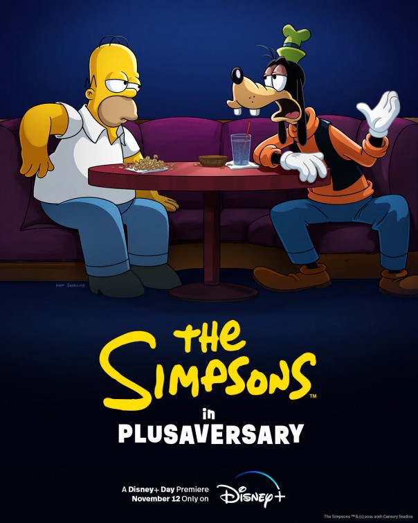 The Simpsons in Plusaversary Short Film Poster