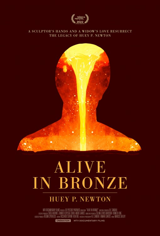 ALIVE IN BRONZE: Huey P. Newton Short Film Poster