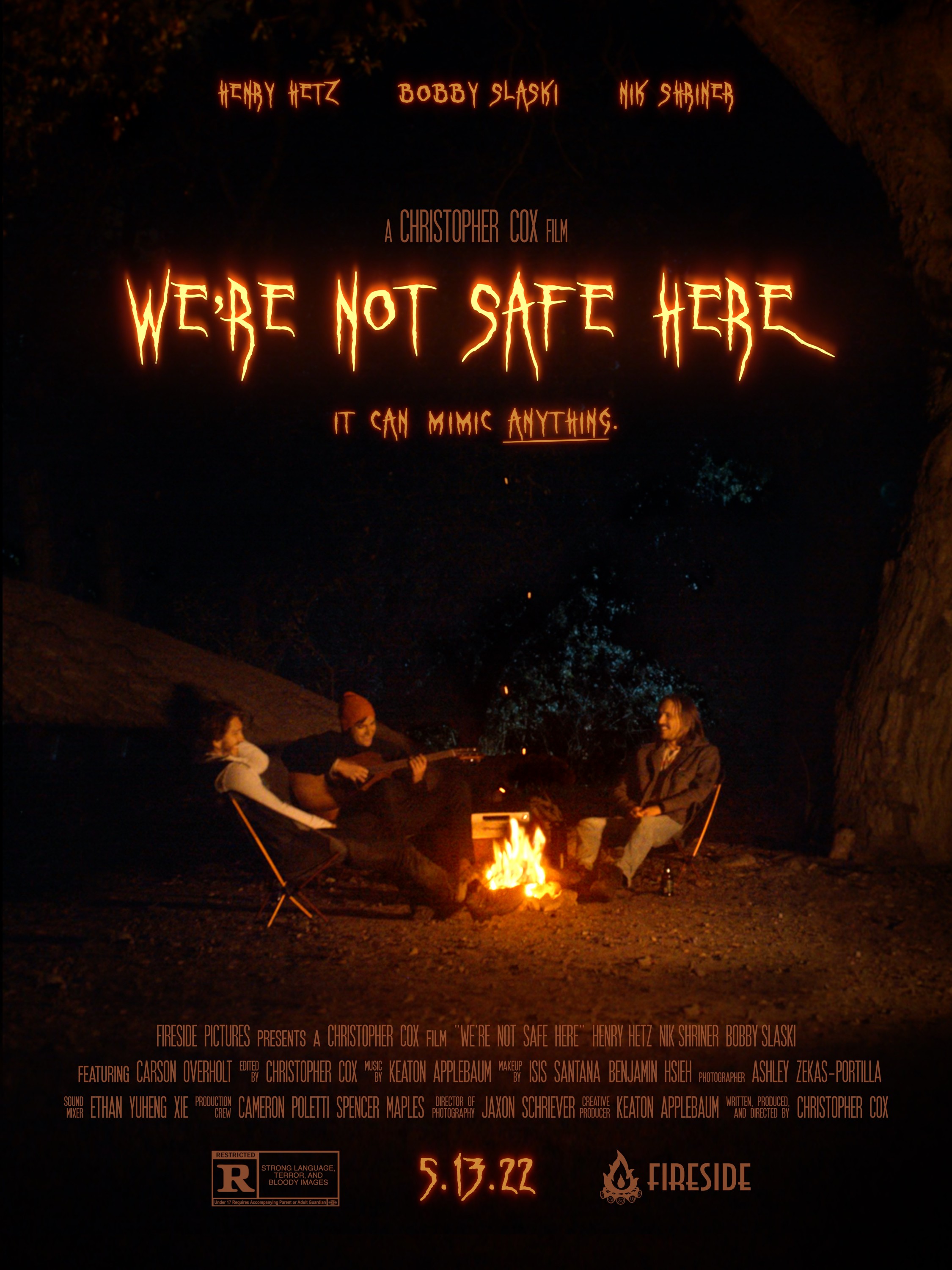 Mega Sized Movie Poster Image for We're Not Safe Here