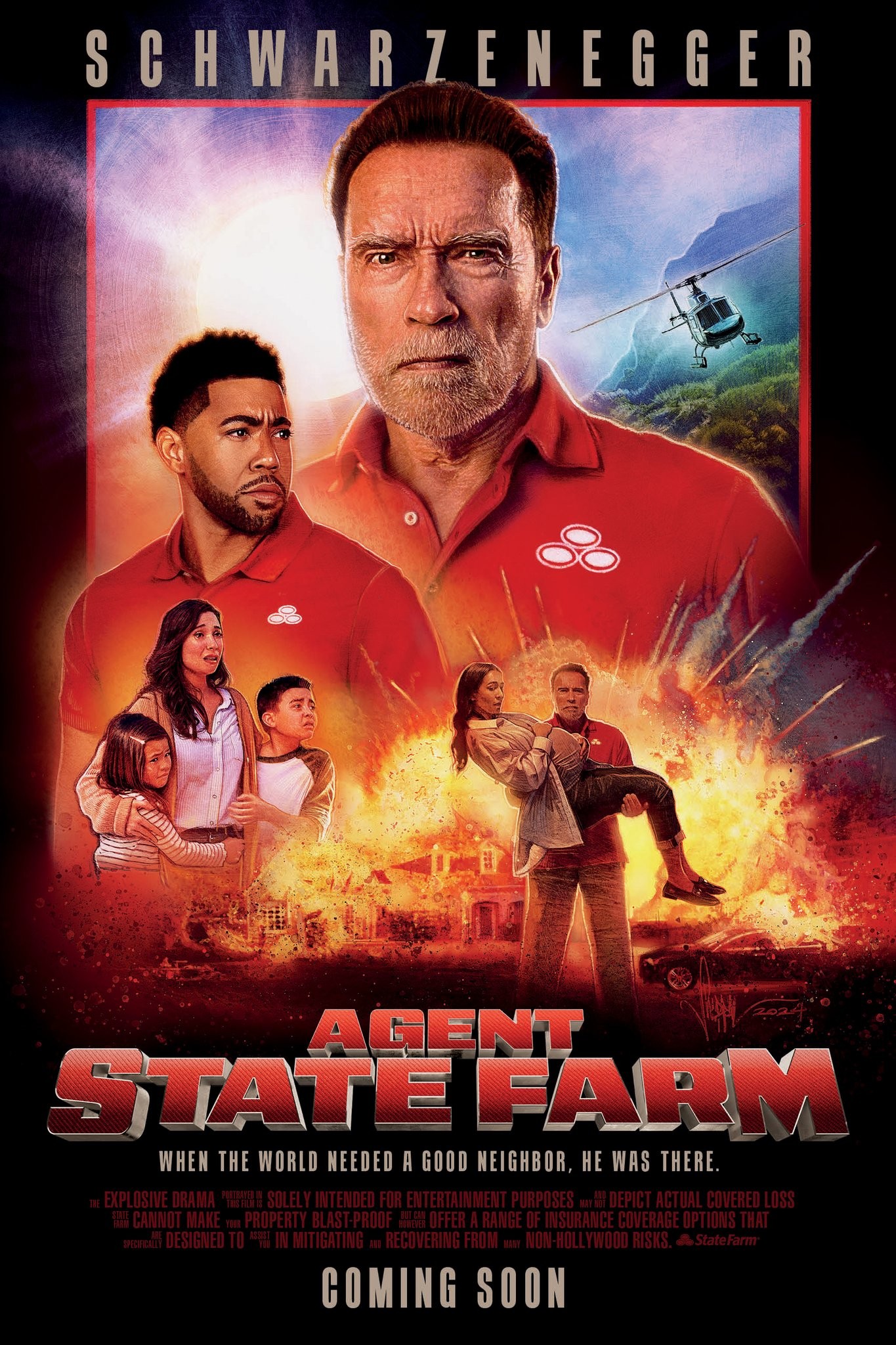 Mega Sized Movie Poster Image for Agent State Farm
