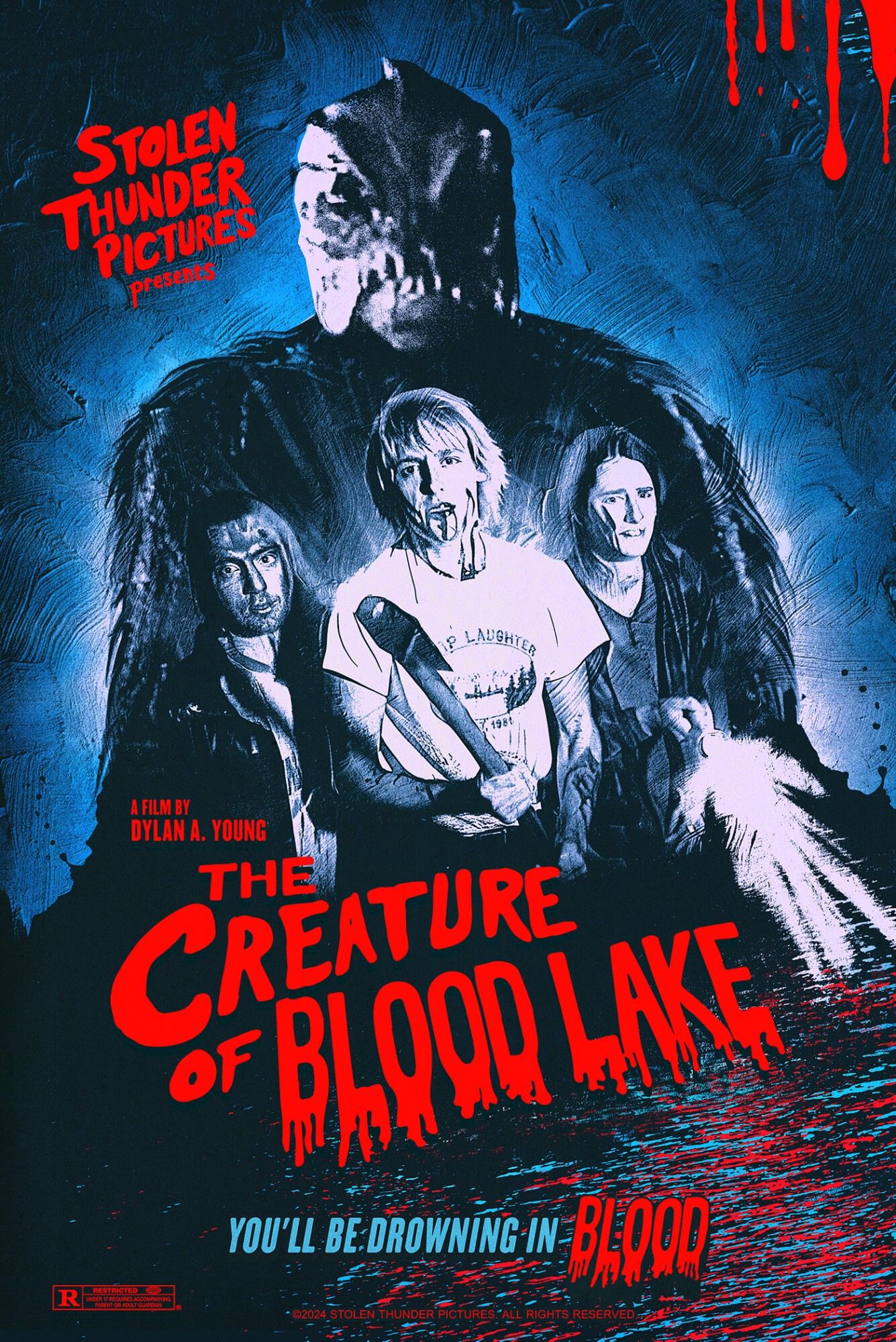 Mega Sized Movie Poster Image for The Creature of Blood Lake