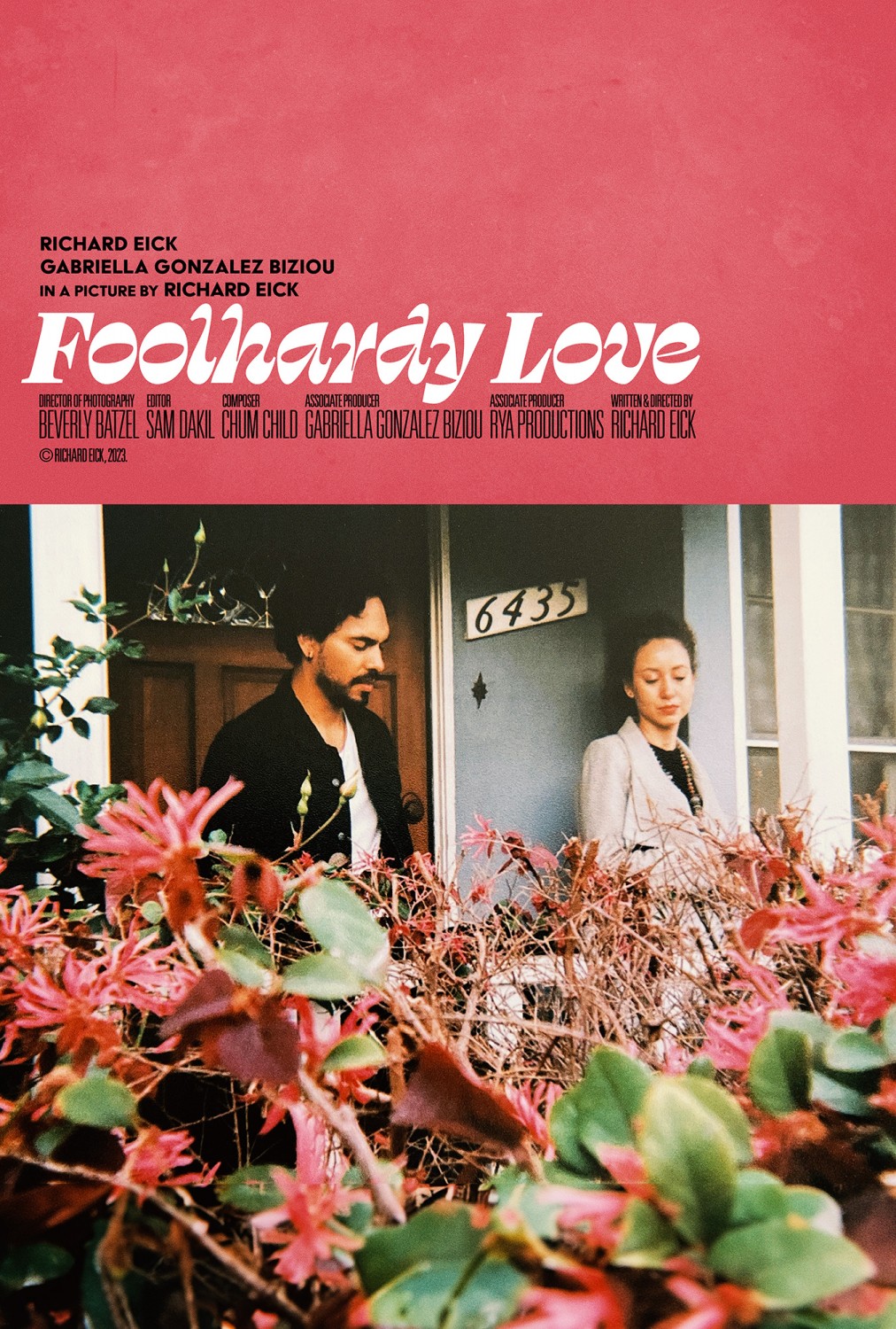 Extra Large Movie Poster Image for Foolhardy Love