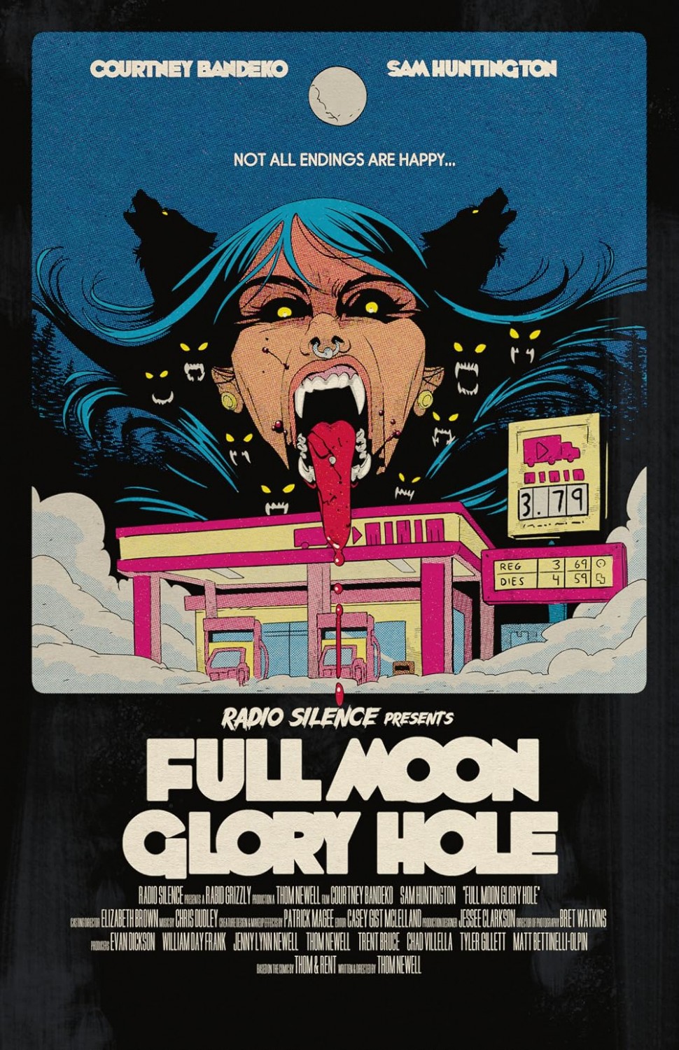 Extra Large Movie Poster Image for Full Moon Glory Hole