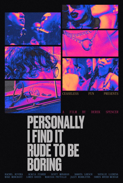 Personally I Find it Rude to be Boring Short Film Poster