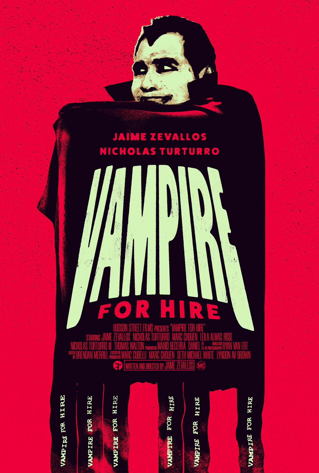 Mega Sized Movie Poster Image for Vampire for Hire